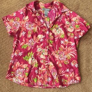 Hawaiian T-shirt Floral